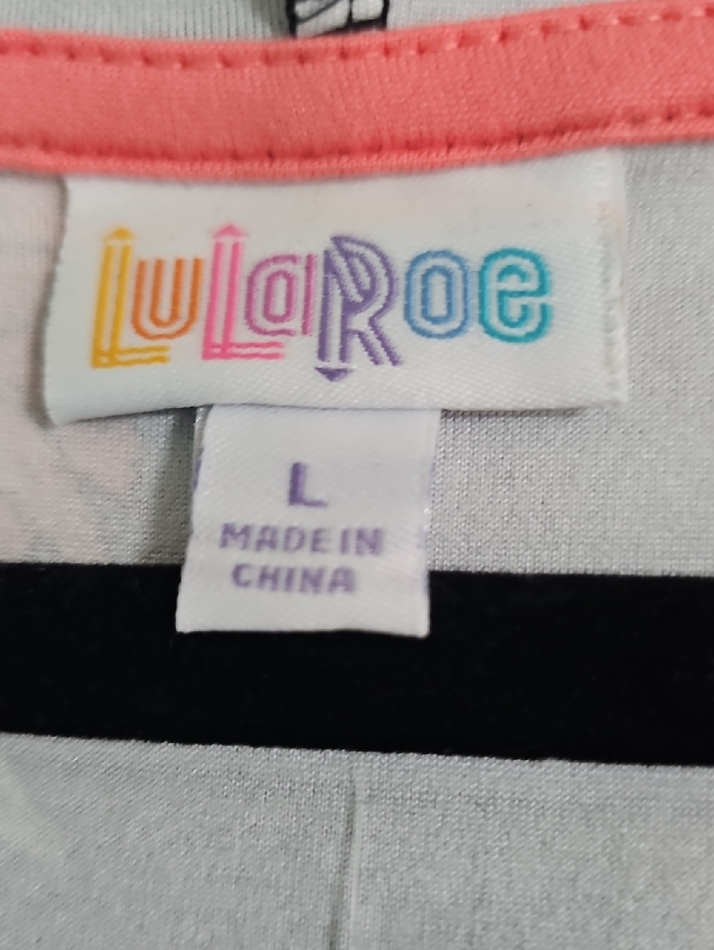 LuLaRoe Eliza Black Floral Hoodie with Pink Accents - Picture 6 of 8